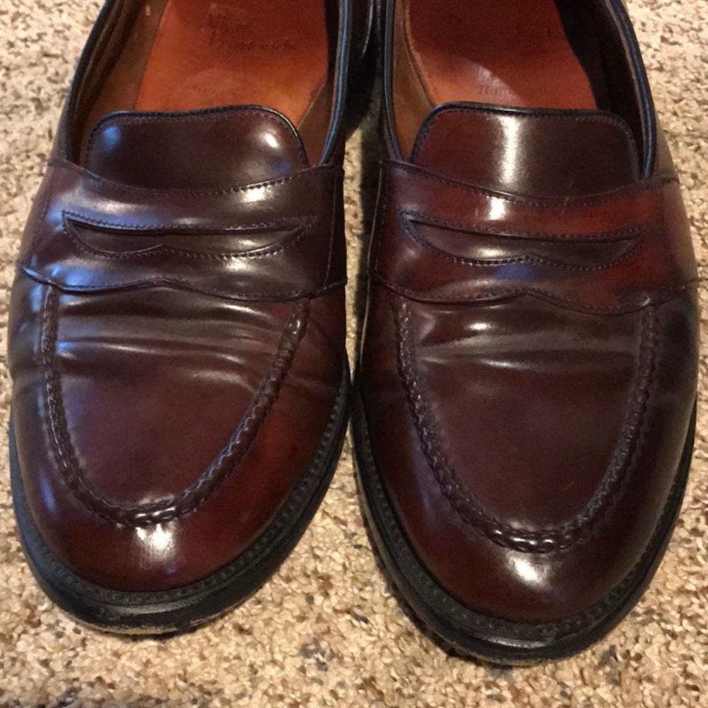 Allen Edmonds Randolph Shell Cordovan Loafers